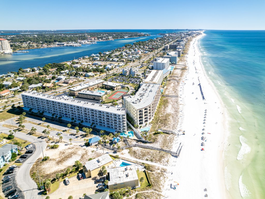 Seacrest 501B is a Gulf Front 2 BR on Okaloosa Island Vacation Rental in Fort Walton Beach - RedAwning