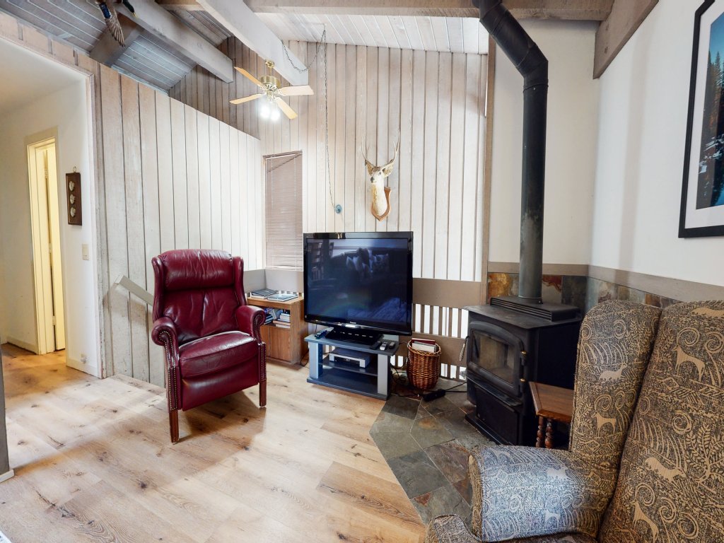 Mammoth Estates 203 Pet-friendly Large Mountain Condo with Wood Burning Fireplace Vacation Rental in Mammoth Lakes - RedAwning