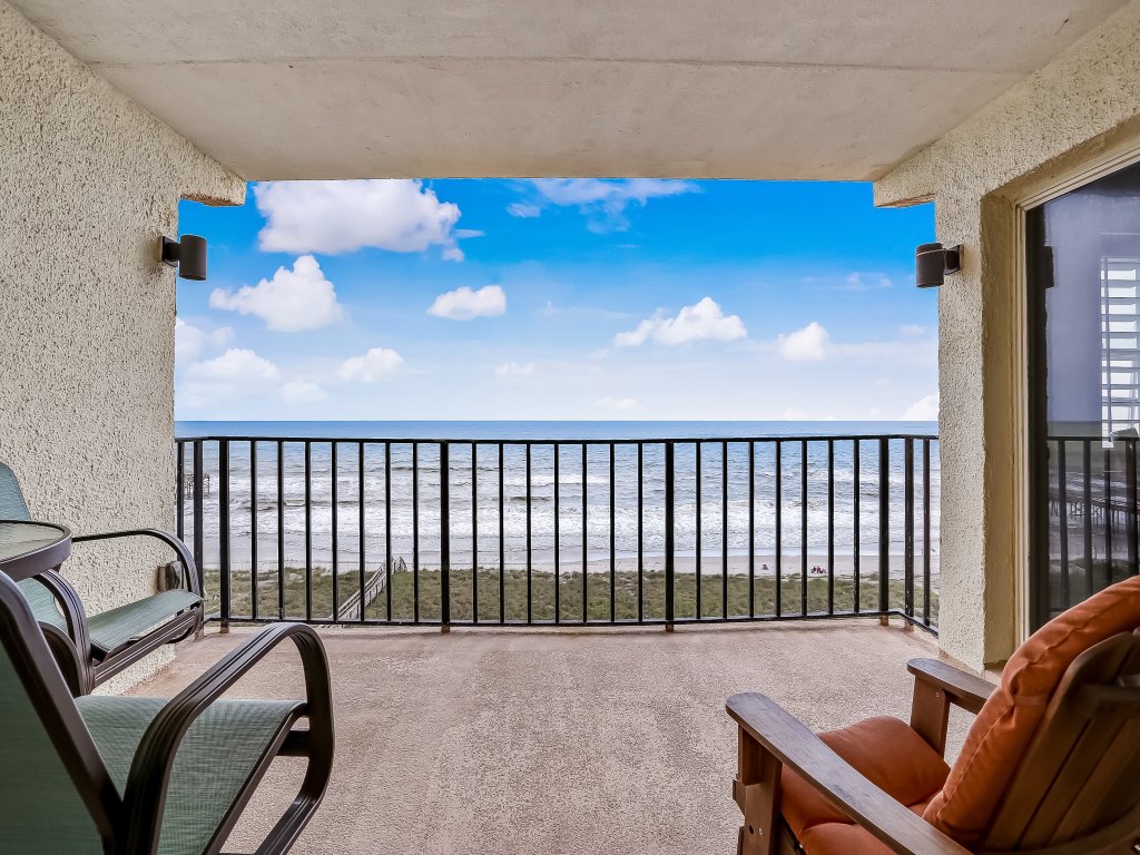 Ocean and Amelia Island View Condo with Oceanside Pool Access Vacation Rental in Fernandina Beach - RedAwning