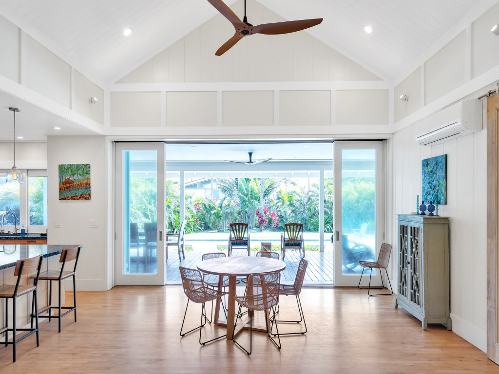 Gorgeous Renovated 1937 Plantation Style Beach House 50 Steps to the Beach Vacation Rental in Kailua - RedAwning