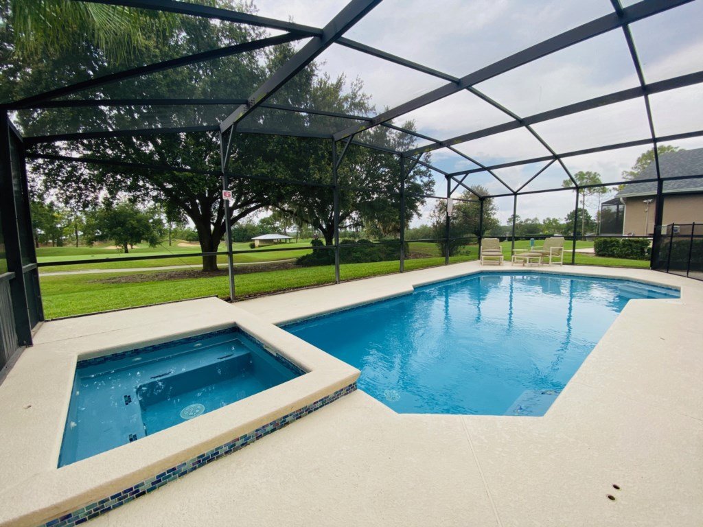 Golf Views By The Pool! Southern Dunes Golf Home Vacation Rental in Haines City - RedAwning