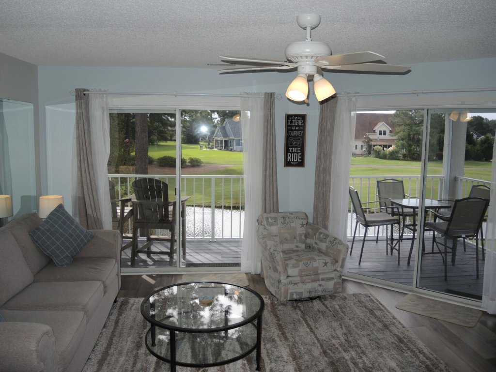 Brunswick Plantation Resort Villa 406 features 27 Hole Golf Course and Beaches Nearby Vacation Rental in Calabash - RedAwning