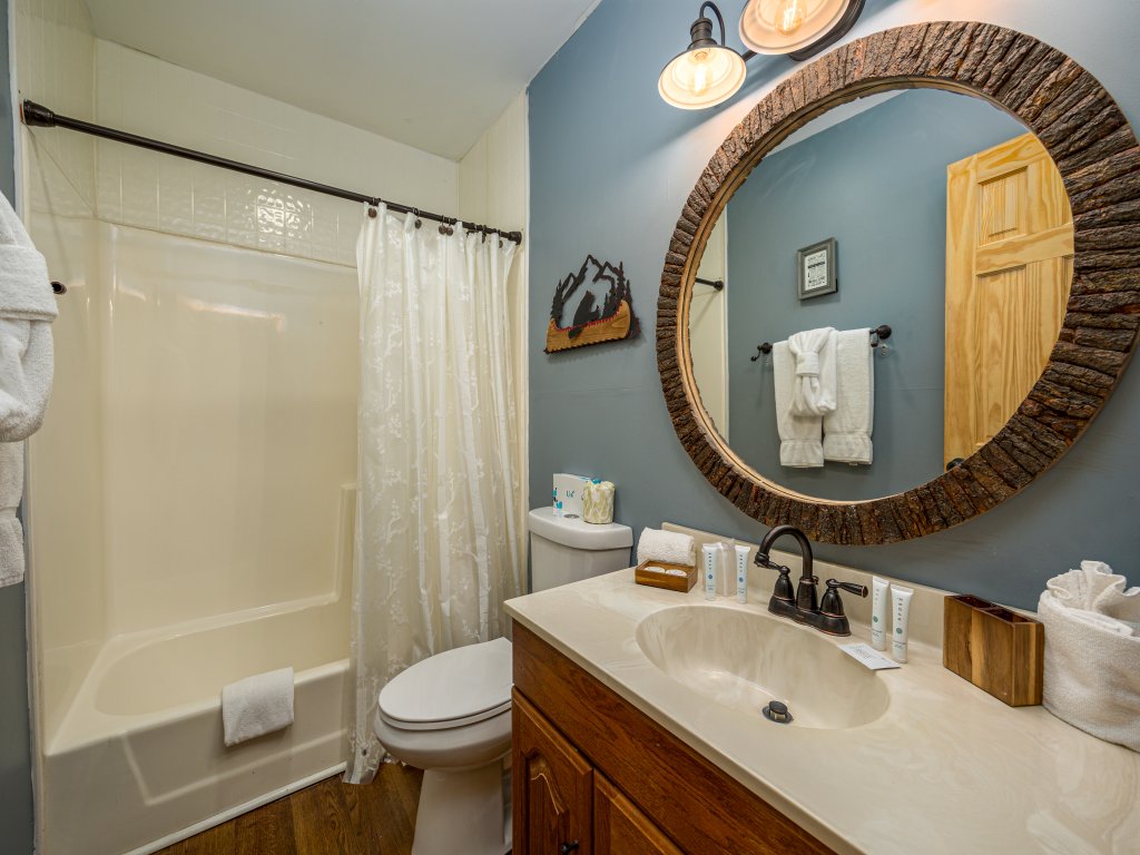 Southern Luxury Cabin with Fireplace and Grill Vacation Rental in Sevierville - RedAwning