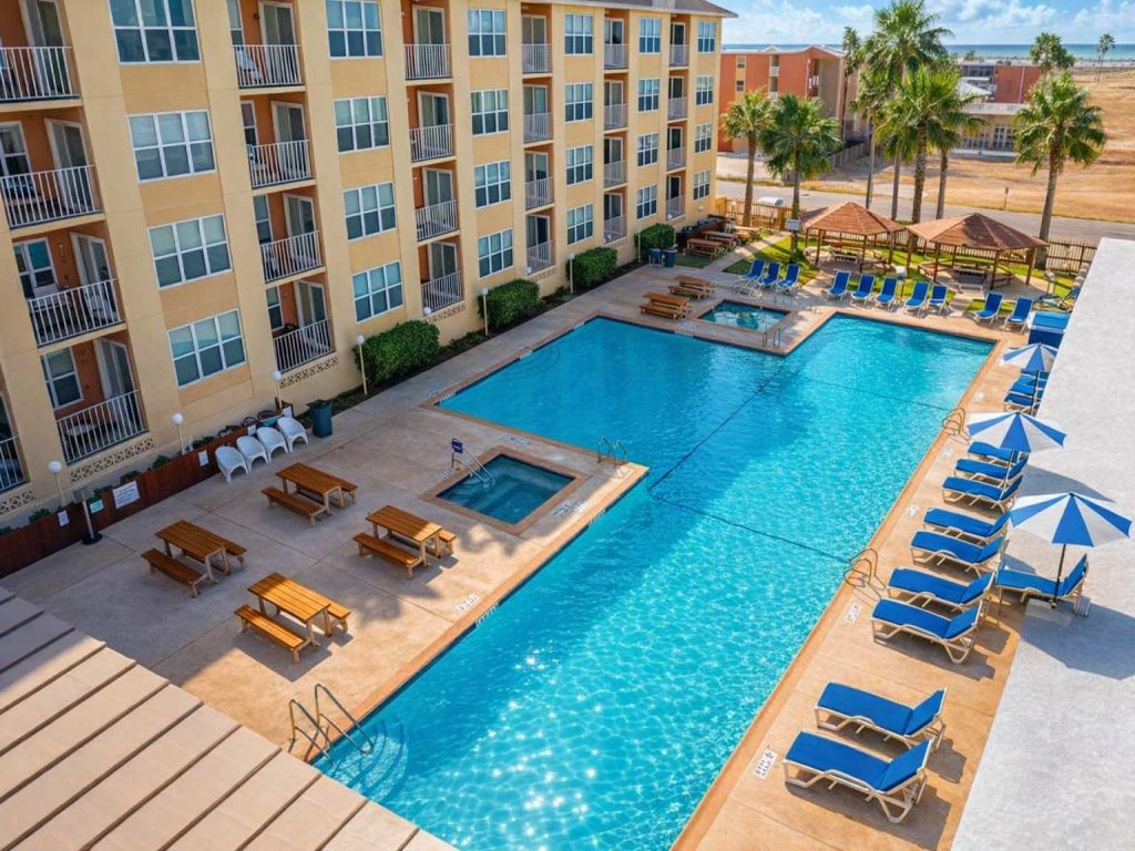 2BR · Private Beach Access · Pool & Heated Hot Tub Vacation Rental in South Padre Island - RedAwning