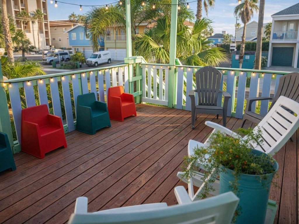 Warm Vibes " 5 mins to Beach " Cool Retro Feel Vacation Rental in South Padre Island - RedAwning