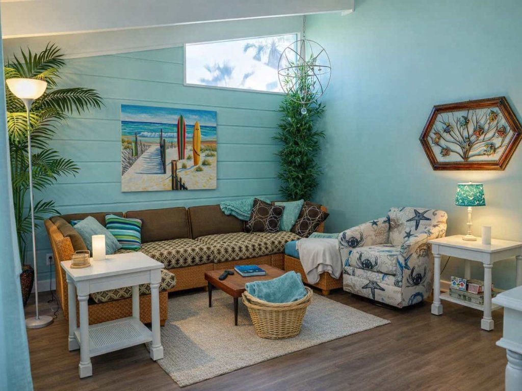 Warm Vibes " 5 mins to Beach " Cool Retro Feel Vacation Rental in South Padre Island - RedAwning