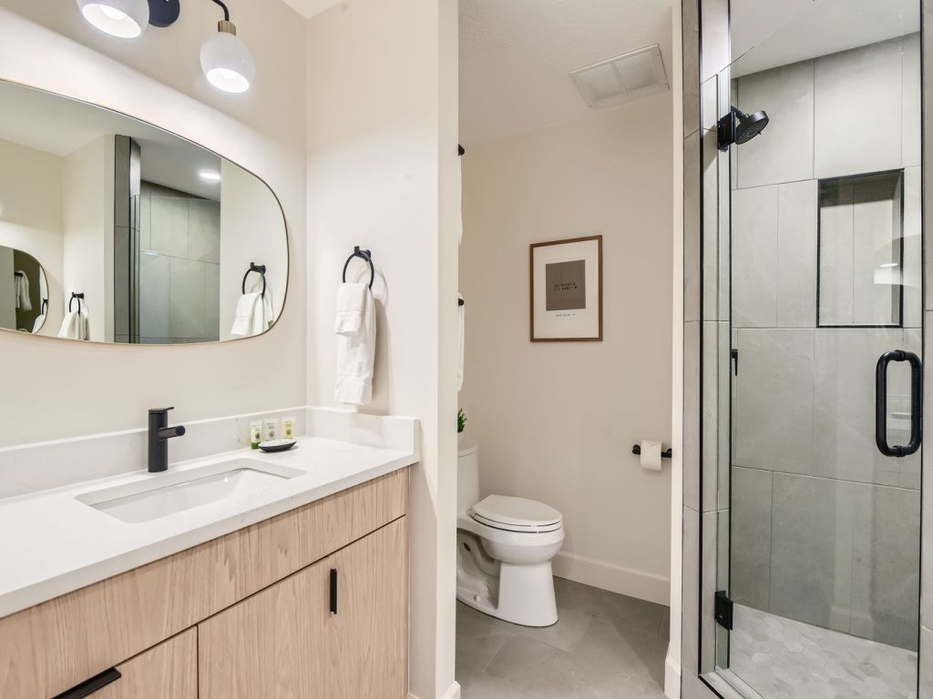 100 yards to lift Powder Run 24B modern AC spa Vacation Rental in Park City - RedAwning
