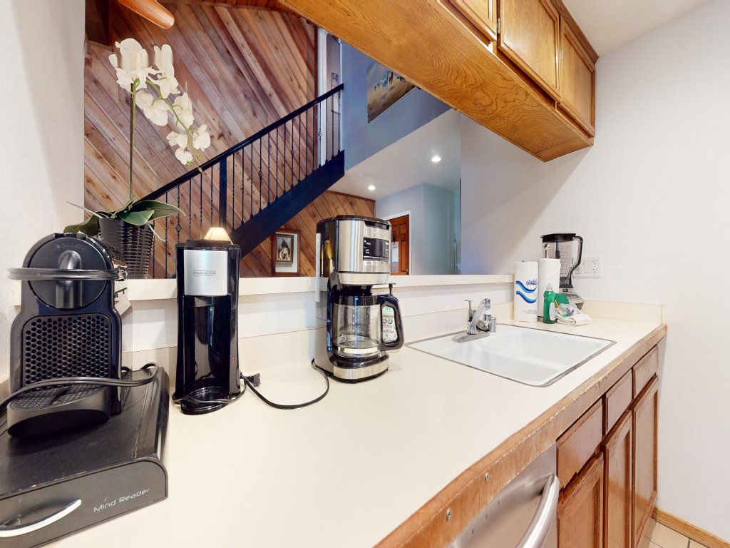 Snowcreek I 28, Light and Bright Corner Condo with Mountain Views and Fireplace Vacation Rental in Mammoth Lakes - RedAwning