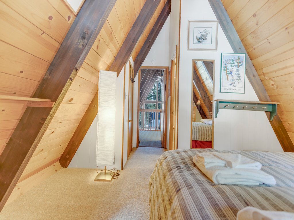 Popular A-Frame Cabin with Deck & Views - VH 216 Vacation Rental in Bear Valley - RedAwning