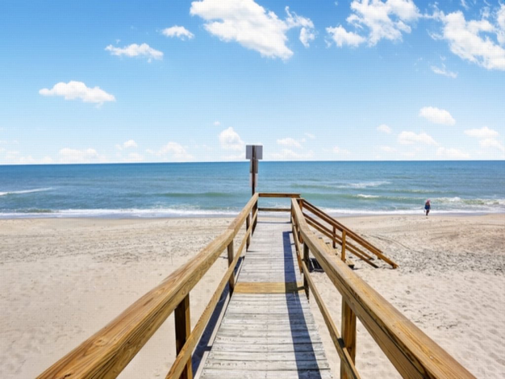 Beach Blanket - Spacious condo with Private beach access and resort amenities! Vacation Rental in North Carolina - RedAwning