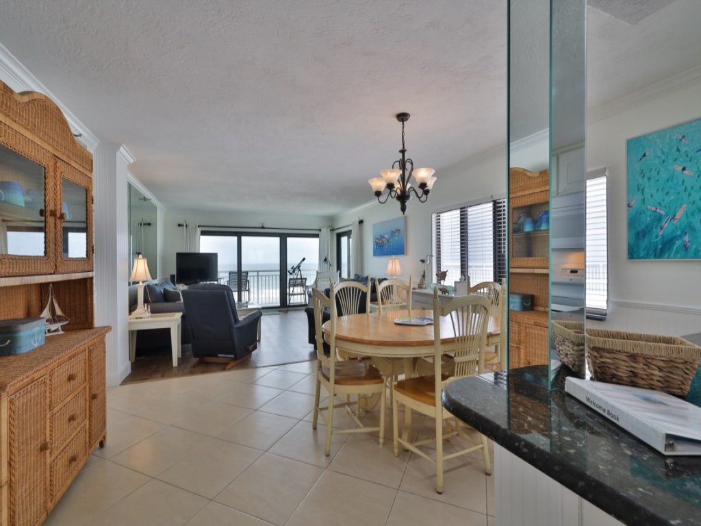 Oceanfront condo, Penthouse unit with lots of beach supplies Vacation Rental in New Smyrna Beach - RedAwning