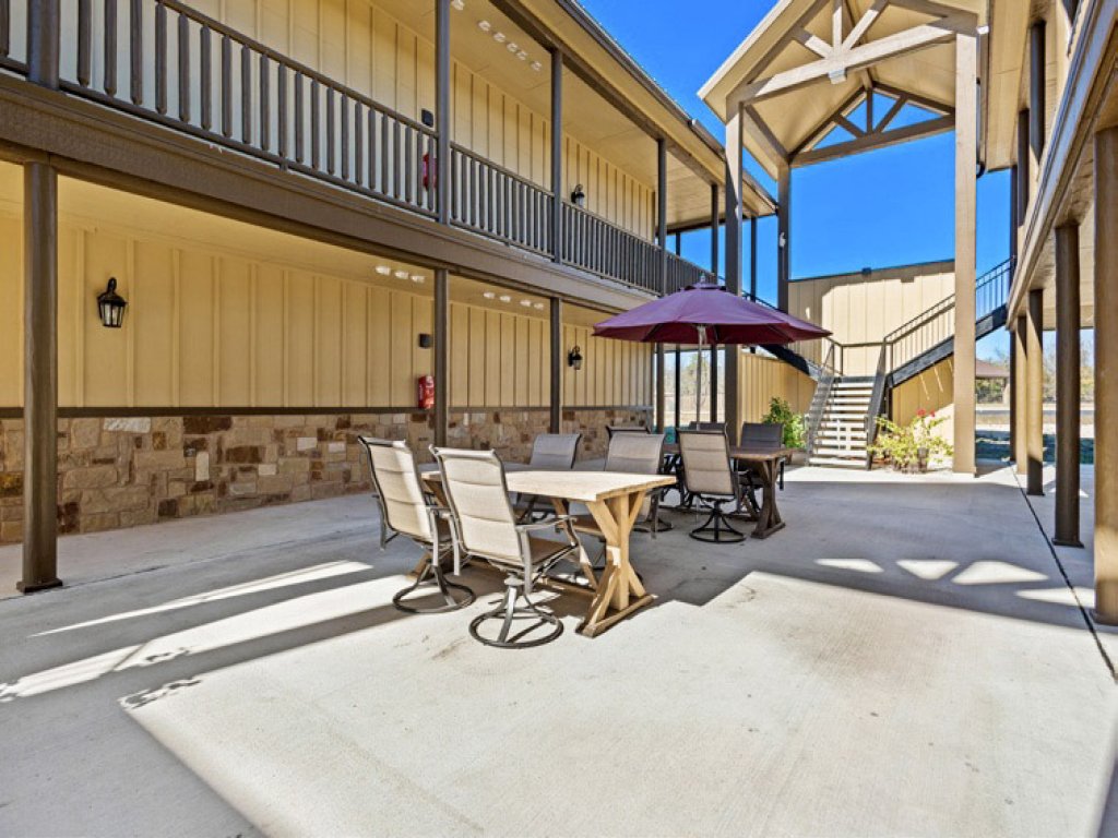 OM A14 Gruene Bridge Bungalow at Old Mills Resort  Vacation Rental in New Braunfels - RedAwning