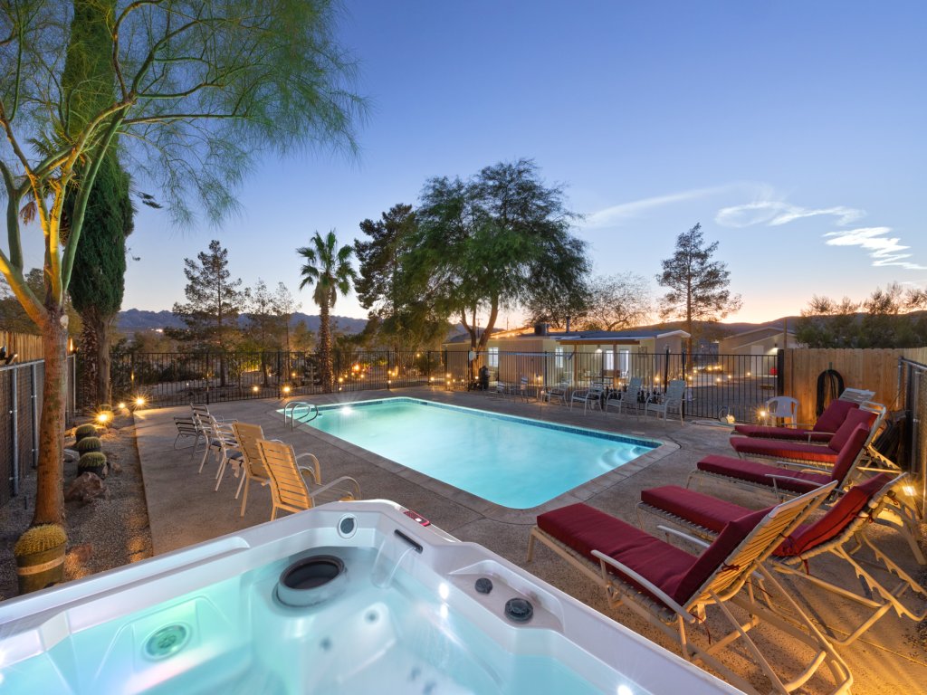 Mystic Views - Pool, Hot Tub, Game Room, Fire Pit & Desert Views Vacation Rental in Twentynine Palms - RedAwning