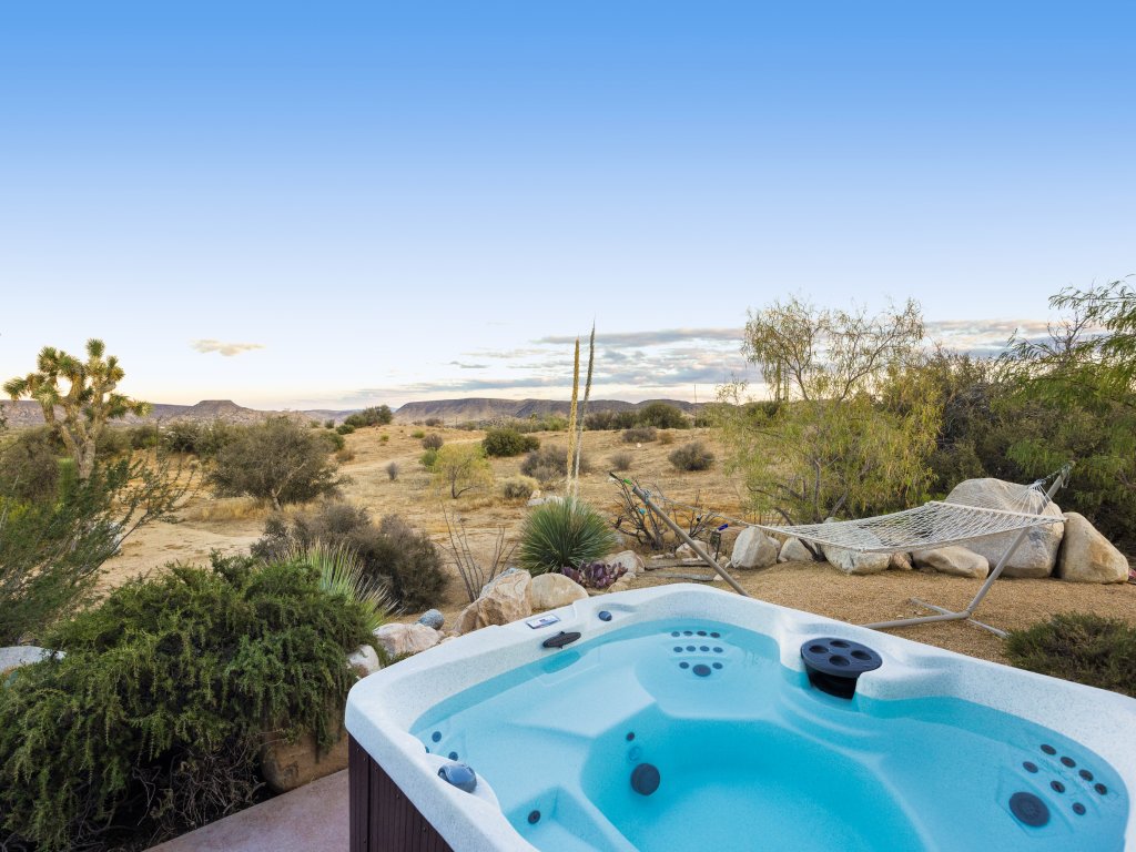 Jackalope Junction-Hot Tub, Fire Pit, BBQ & Desert Views! Vacation Rental in California - RedAwning