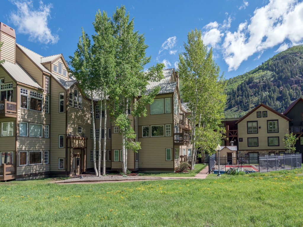 Sunny Condo, Box Canyon Views, Pool & Hot Tub Vacation Rental in Telluride - RedAwning