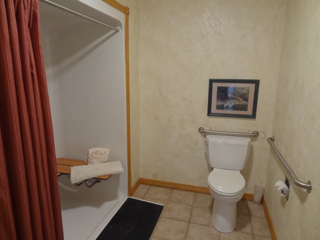 C16, Two bedroom, two bath, log-sided Harbor North luxury cottage with hot tub overlooking Lake Ouachita Vacation Rental in Arkansas - RedAwning