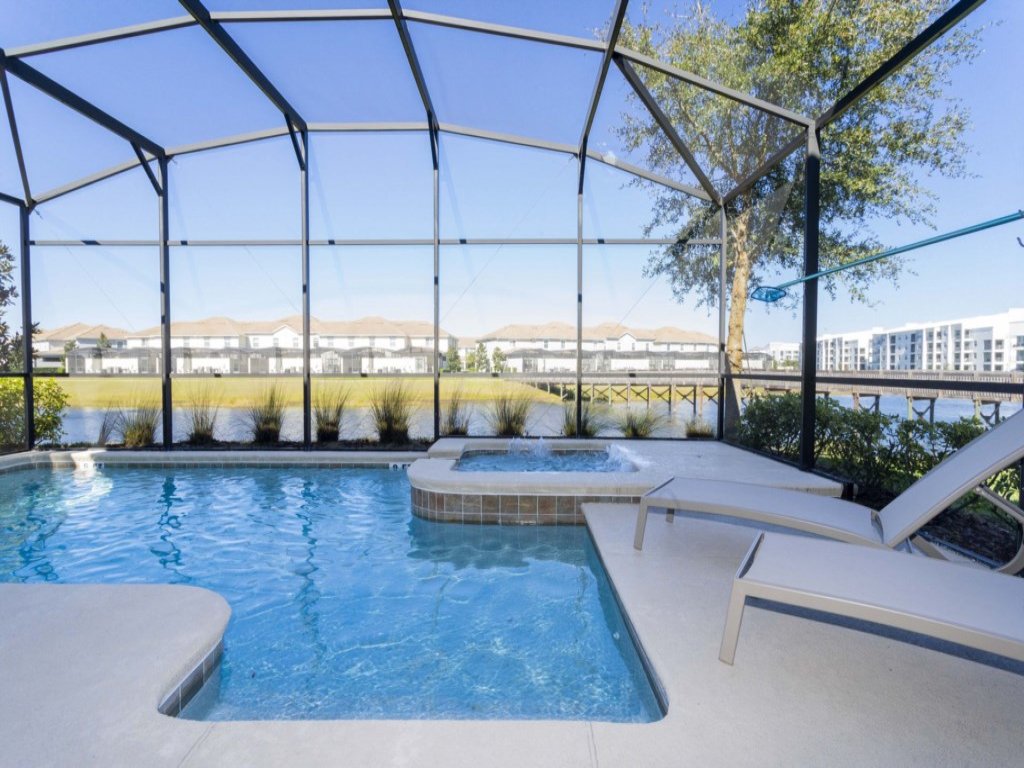 Rare!Lake Front Pool/Spa, Close to Clubhouse-1691C Vacation Rental in Kissimmee - RedAwning