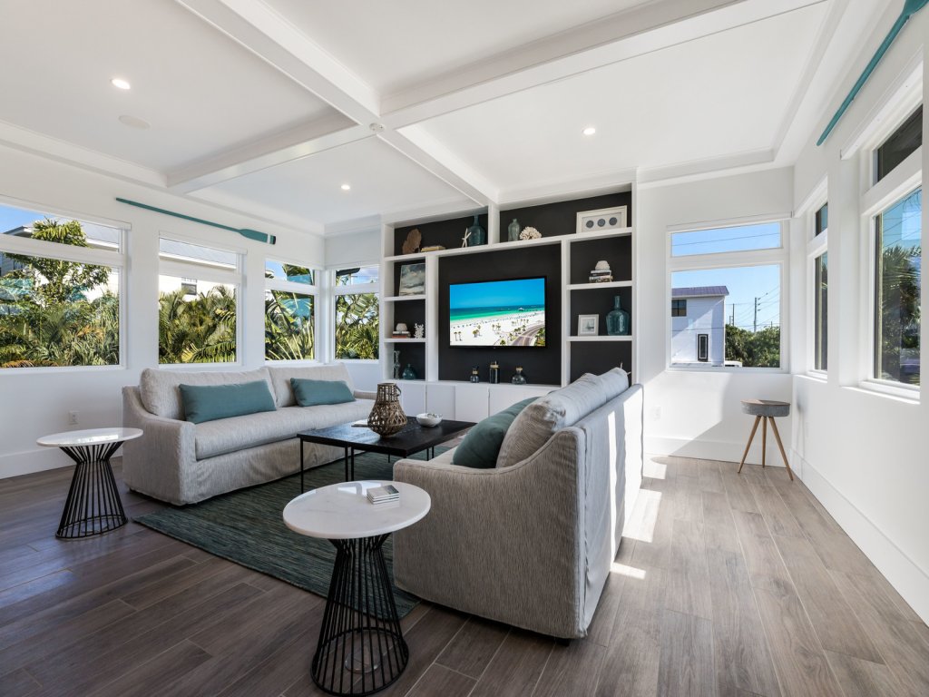 Surf-Side Beach House Vacation Rental in Holmes Beach - RedAwning