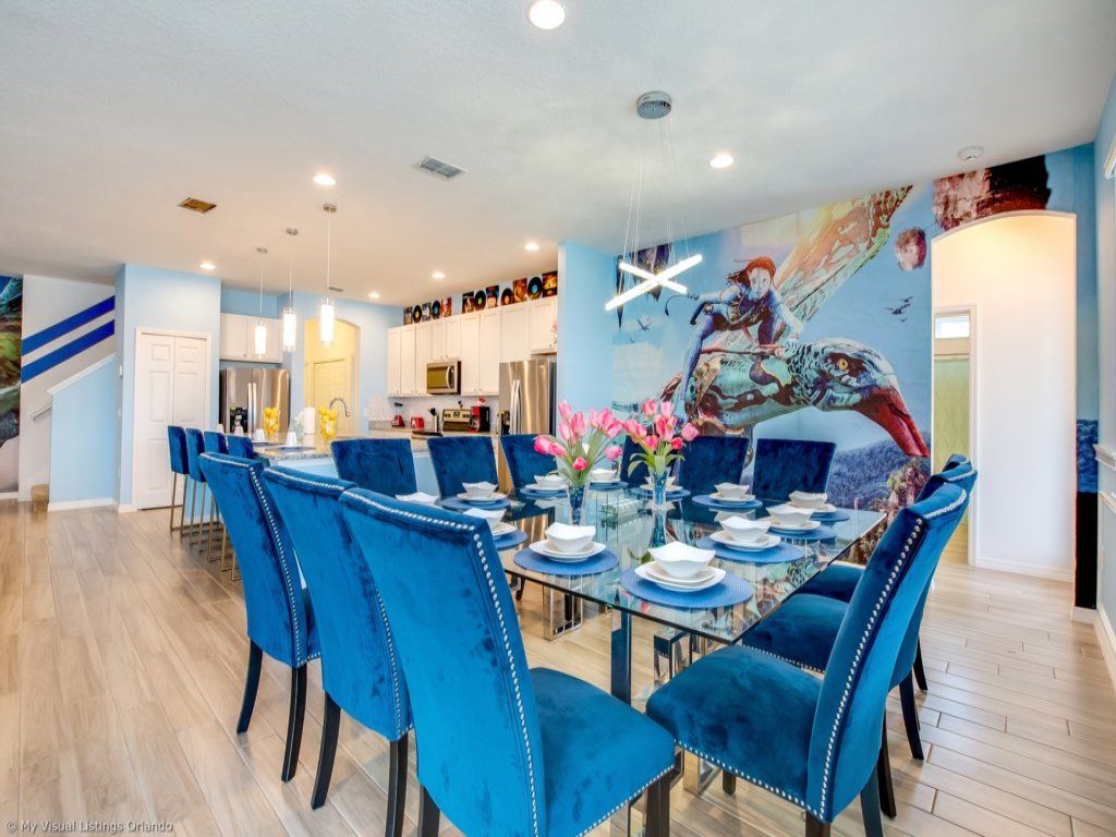 9 Ensuites & Themed Rooms- Pool/Spa- Floor Plan  Vacation Rental in Davenport - RedAwning