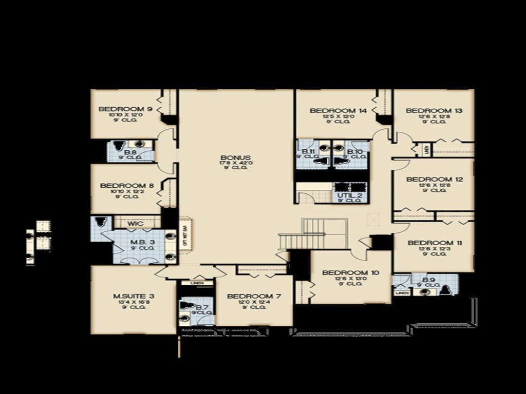 9 Ensuites & Themed Rooms- Pool/Spa- Floor Plan  Vacation Rental in Davenport - RedAwning
