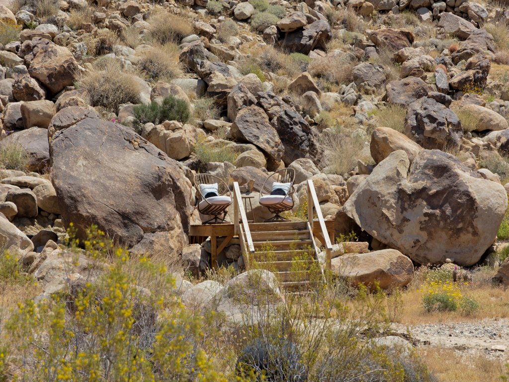 Moonbeam Mountain - Stylish Home w/Private Boulders + Hot Tub! Vacation Rental in California - RedAwning