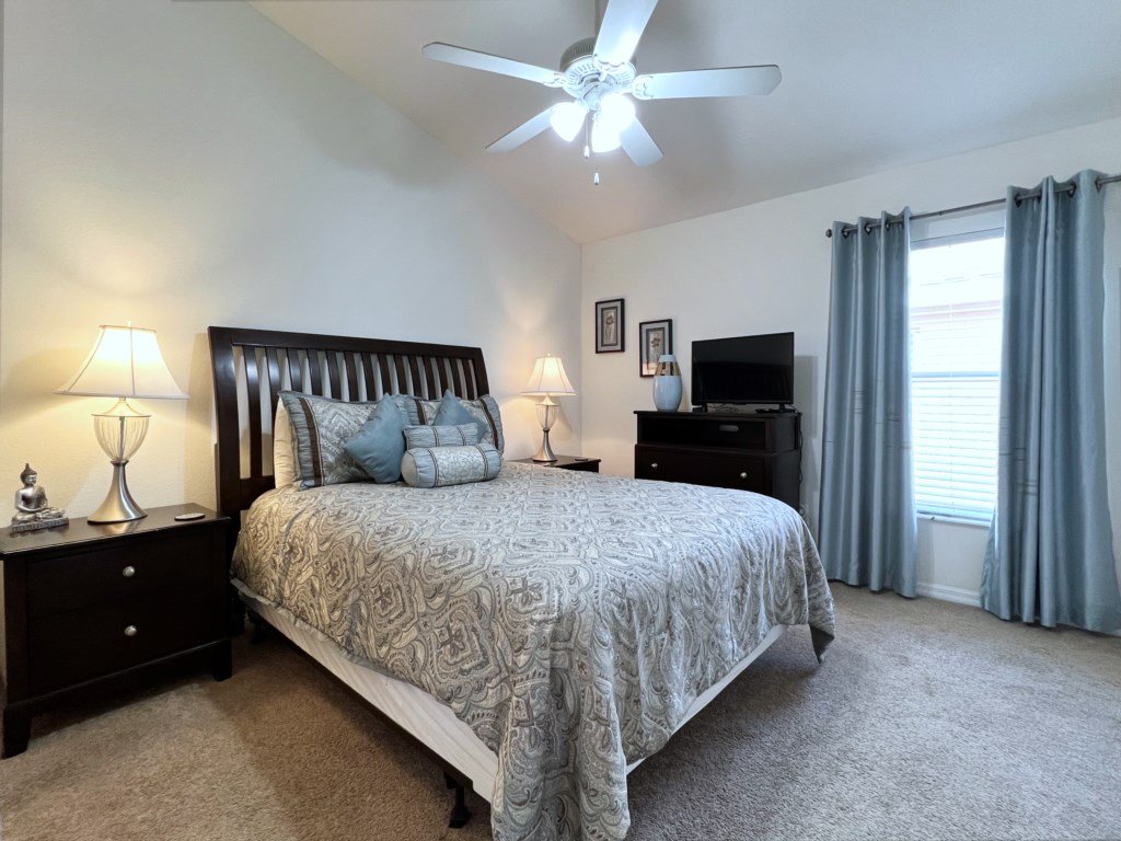 Cozy 4 Bed 3 Bath Private Pool Home with Game Room Vacation Rental in Kissimmee - RedAwning