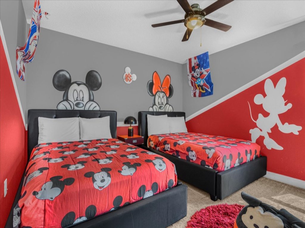 8 Bedroom & Theme Rooms For Kids In Storey Lake Vacation Rental in Kissimmee - RedAwning