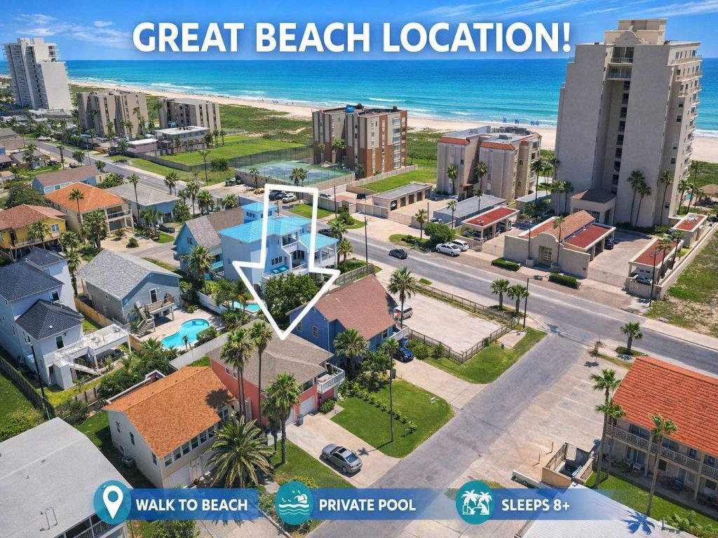 *Big Home for Family * Beach view * Pet Friendly Vacation Rental in South Padre Island - RedAwning