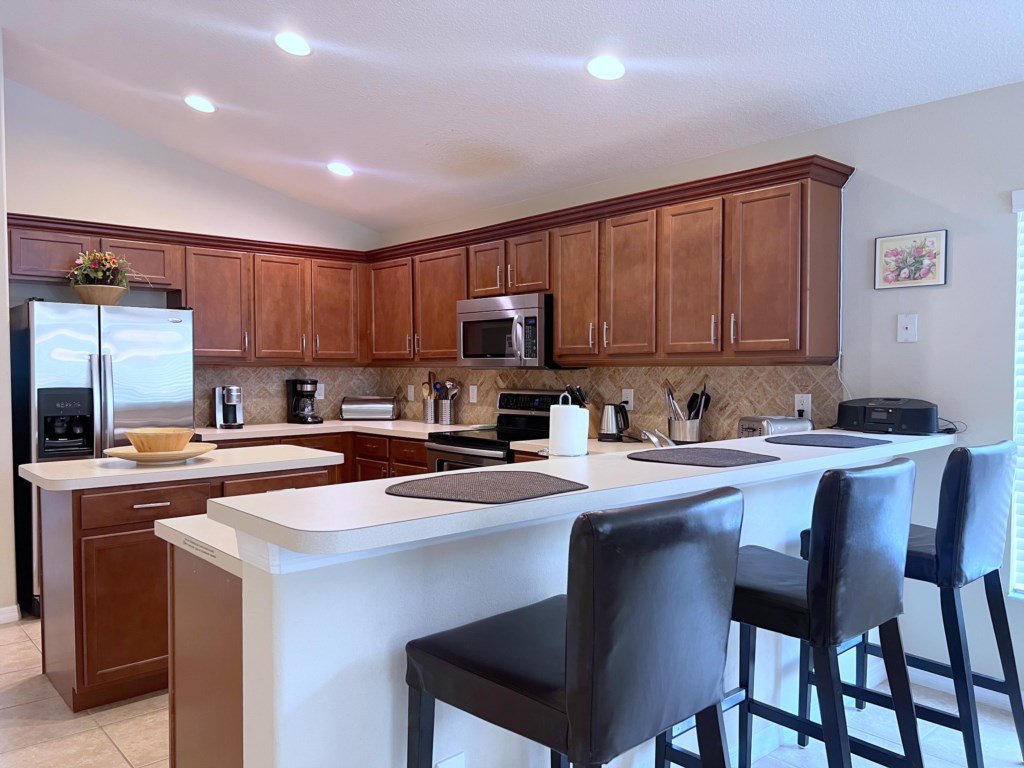 Great Privacy By Pool-  Pool Home with Game Room Vacation Rental in Davenport - RedAwning