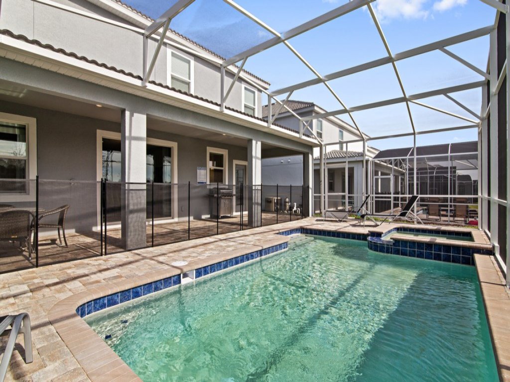 Spacious 8 Bed Pool Home with Game Room Vacation Rental in Reunion - RedAwning