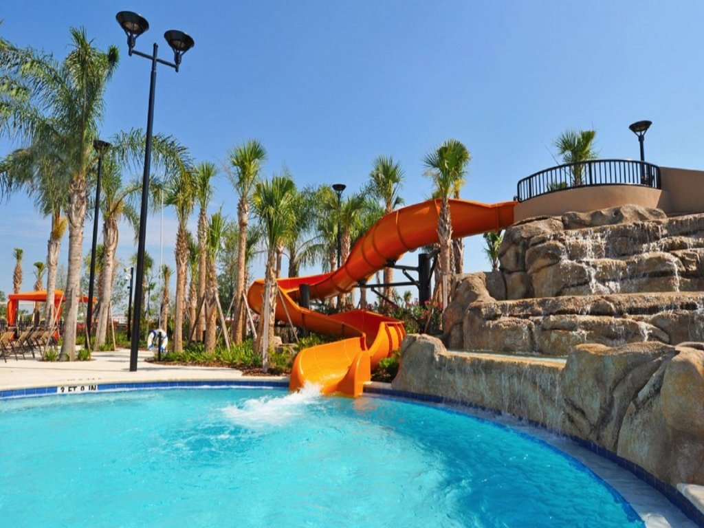 Relaxing 7 Bed Pool Home with Game Room Vacation Rental in Davenport - RedAwning