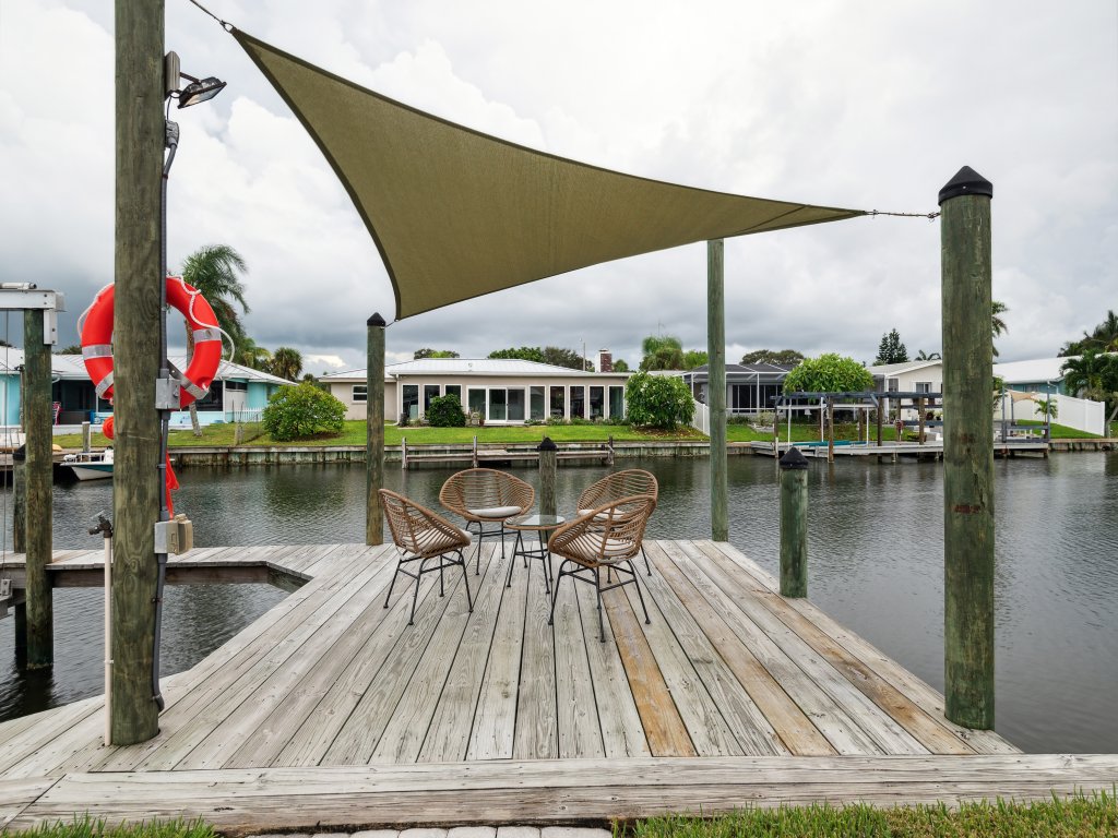Waterfront Canal Home | Hot Tub | Beach Walk Vacation Rental in Cocoa Beach - RedAwning