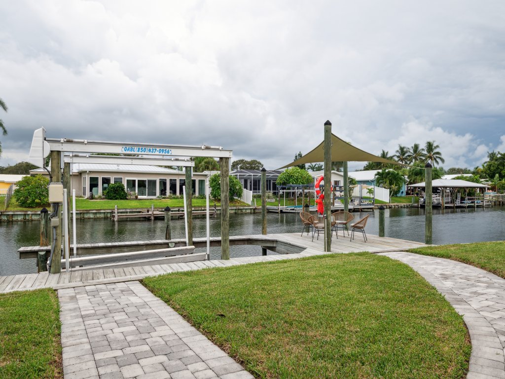 Waterfront Canal Home | Hot Tub | Beach Walk Vacation Rental in Cocoa Beach - RedAwning