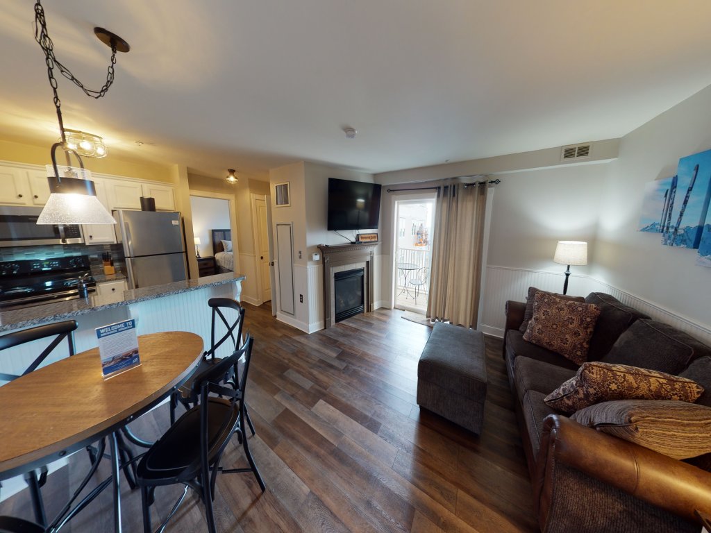Seneca 316 - Brigham One Bedroom Condo Vacation Rental in Snowshoe - RedAwning