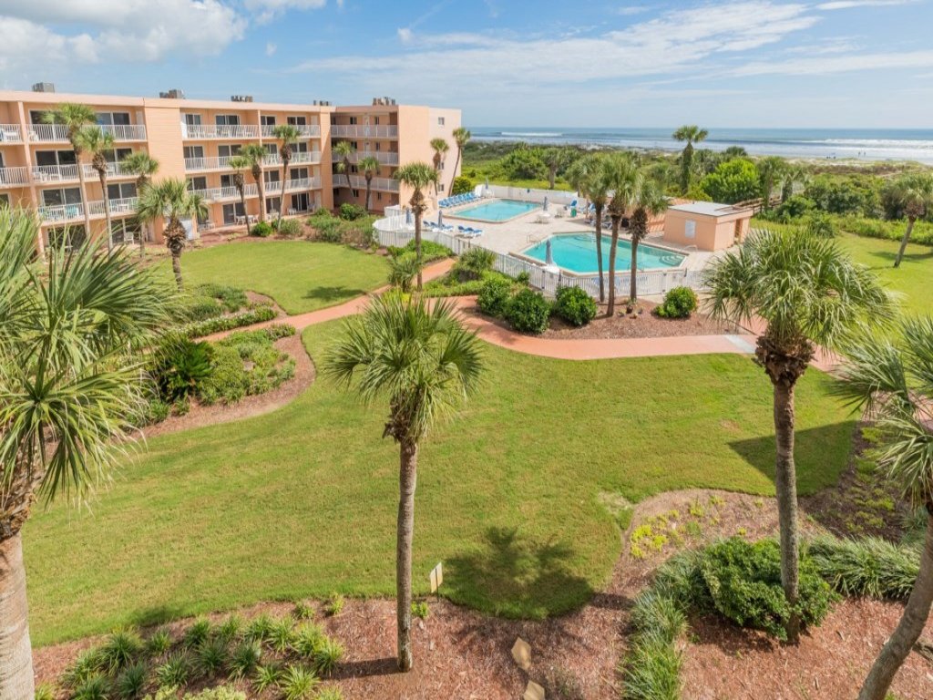 STBT 405:  Beachside Condo with Pool & Elevator Vacation Rental in St. Augustine - RedAwning