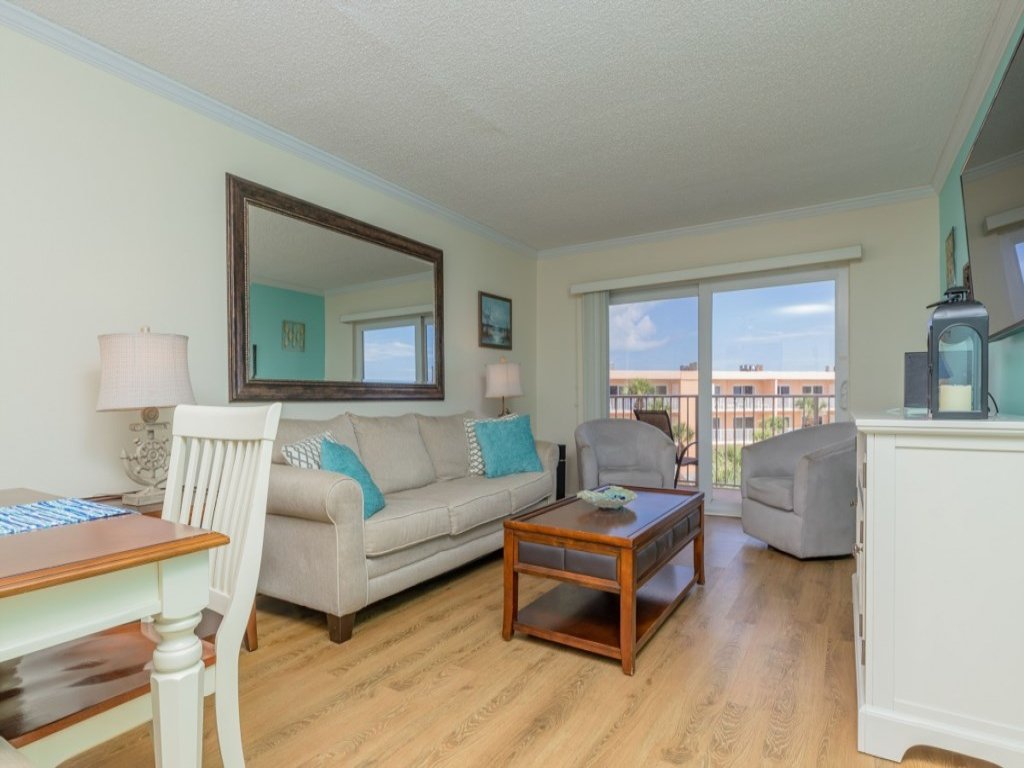 STBT 405:  Beachside Condo with Pool & Elevator Vacation Rental in St. Augustine - RedAwning