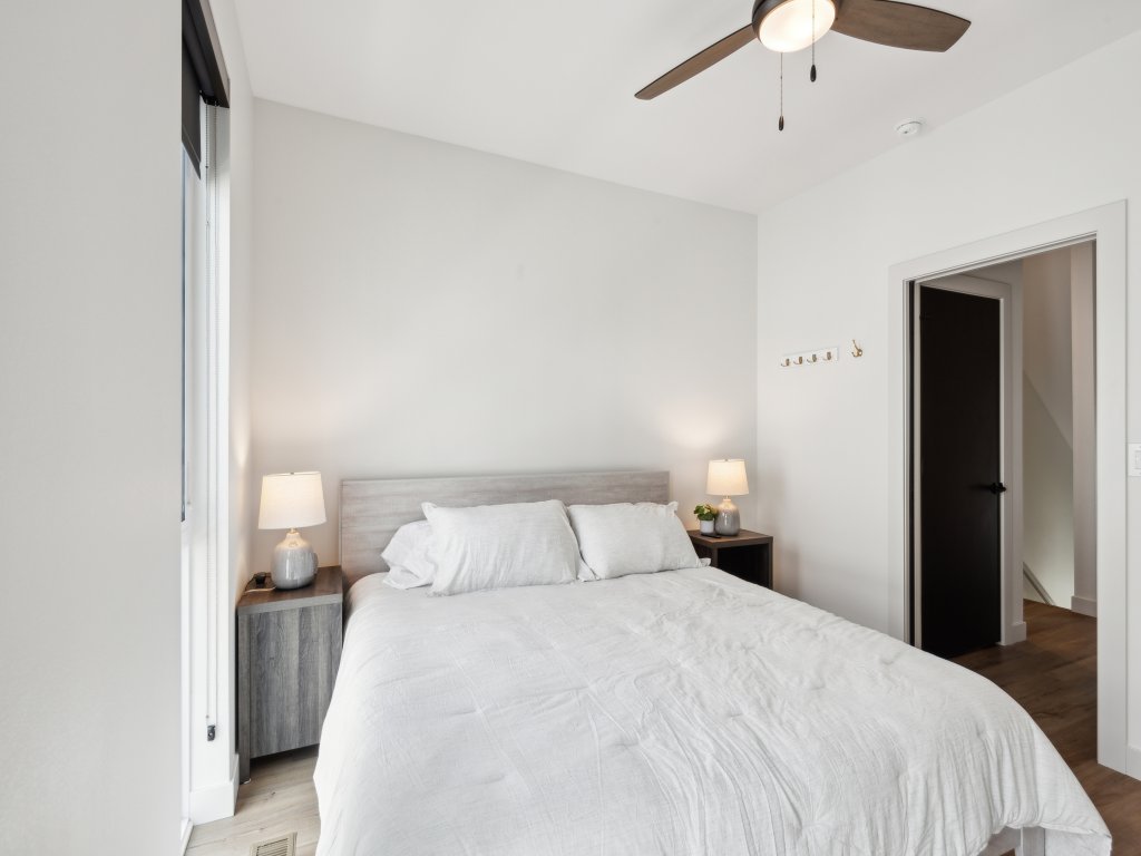 New Modern Townhome with Rooftop Patio Vacation Rental in Iowa - RedAwning