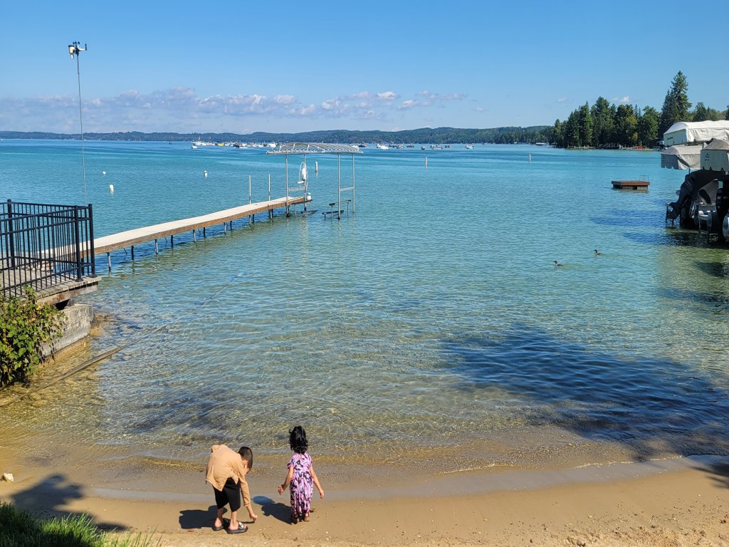 Beautiful Torch Lake House with Beach Access Vacation Rental in Rapid City - RedAwning