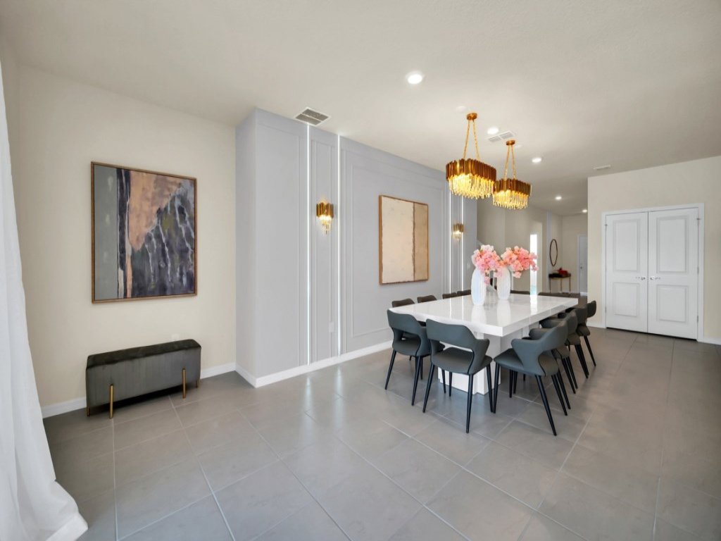 Luxury Home With Arcade, Movie Room, Private Pool Vacation Rental in Davenport - RedAwning