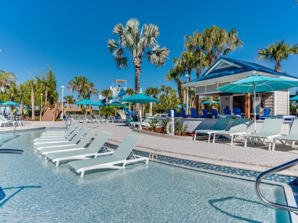 Luxury Home With Arcade, Movie Room, Private Pool Vacation Rental in Davenport - RedAwning