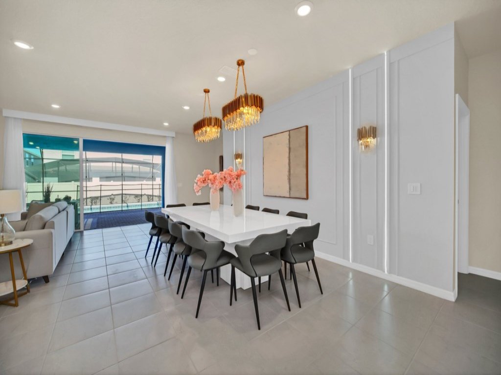 Luxury Home With Arcade, Movie Room, Private Pool Vacation Rental in Davenport - RedAwning