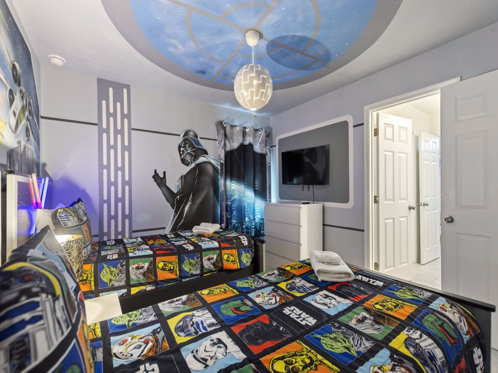 Rear View, Spa, Games Room, Pet Friendly, Premium Resort Vacation Rental in Kissimmee - RedAwning
