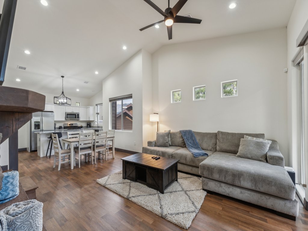 Scenic Golf Retreat w/ Modern Comforts & Fireplace Vacation Rental in Show Low - RedAwning
