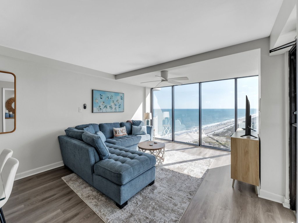 Oceanfront Gem: Pool, Balcony, Modern Touch Vacation Rental in Myrtle Beach - RedAwning
