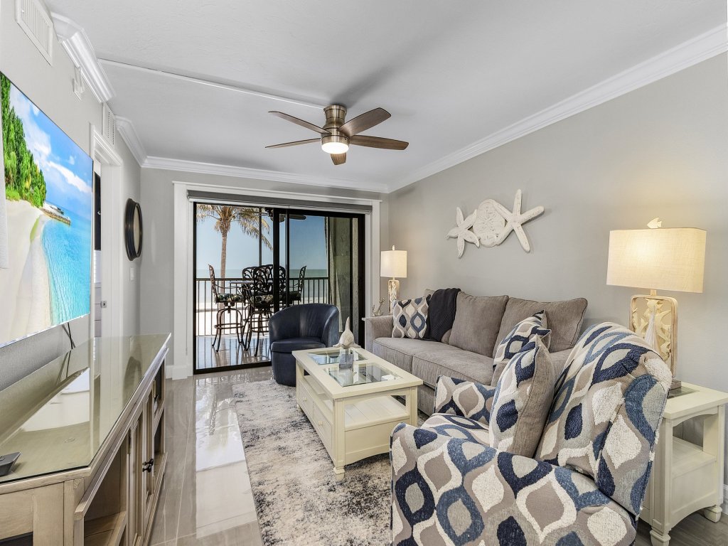 Seaside 108: Oceanview 2BR/2BA Condo with Pool, Steps to Beach Vacation Rental in Fort Myers Beach - RedAwning