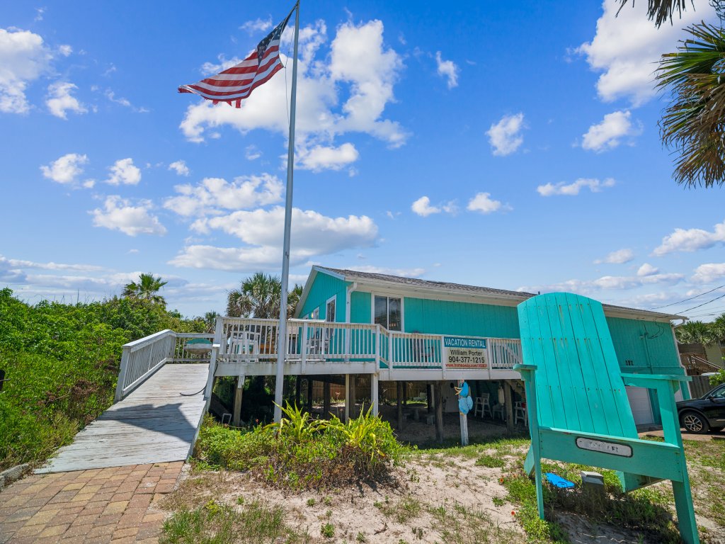 Charming Coastal Retreat Steps From Beach Vacation Rental in St. Augustine - RedAwning