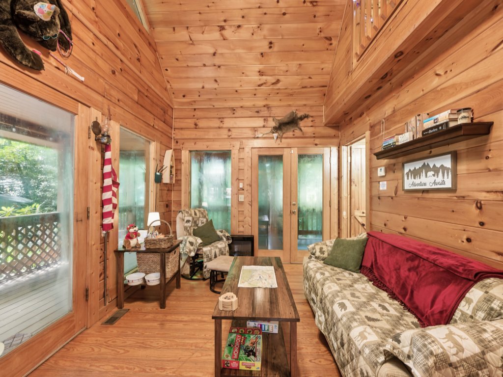 Cozy Creekside Cabin with Wraparound Porch Vacation Rental in North Carolina - RedAwning