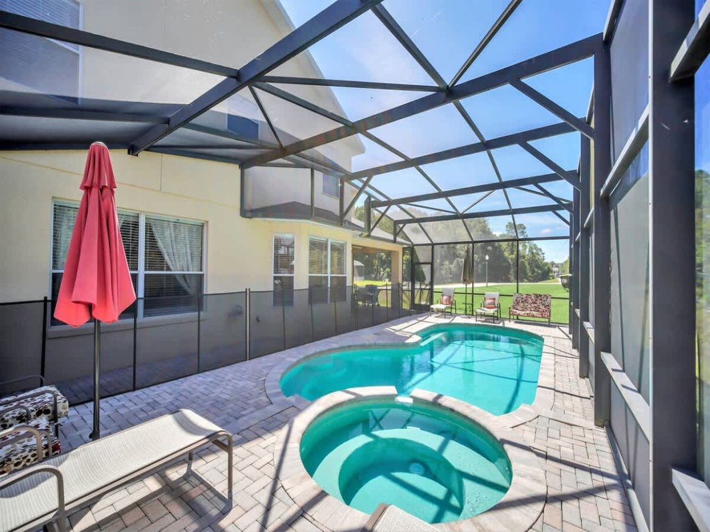 Near Disney Amazing 5 Bd Home - Private Pool Vacation Rental in Davenport - RedAwning
