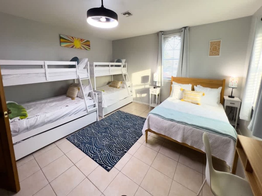 Fun Retro Island Vibe * Sleeps 17 * Beach 1 block Vacation Rental in South Padre Island - RedAwning