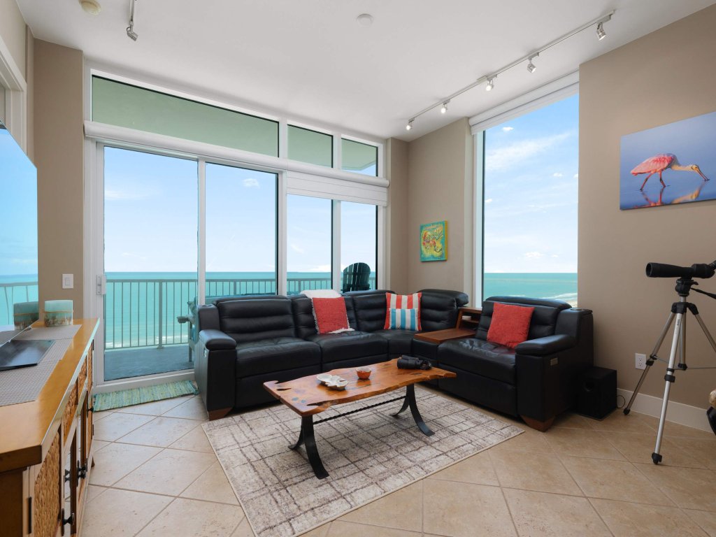 Sapphire Beachfront * 17th Floor Views * Spa Vacation Rental in South Padre Island - RedAwning